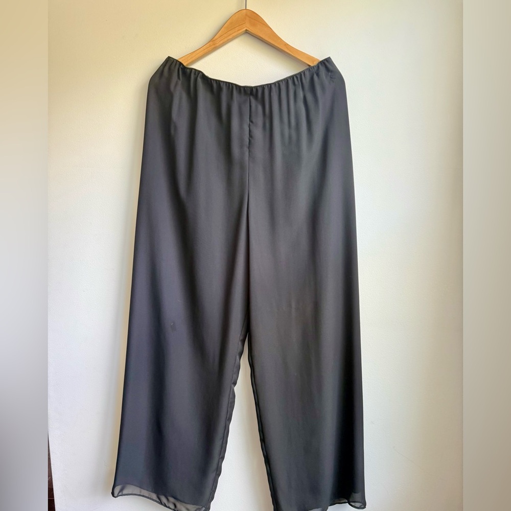 Alex Evenings Chiffon Palazzo Pants